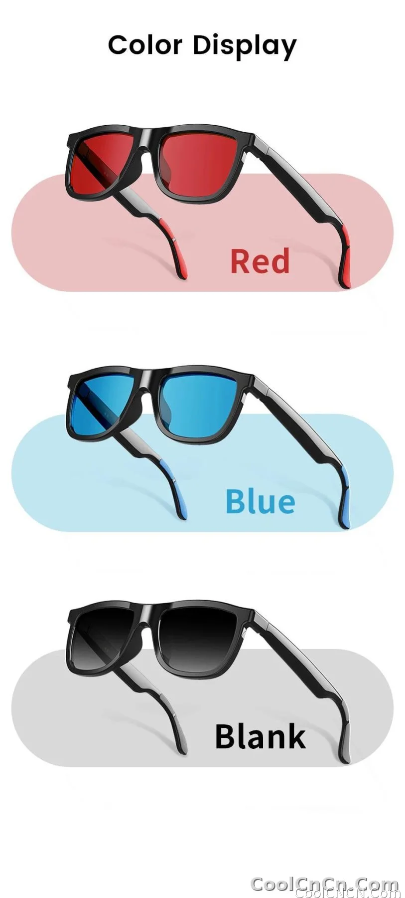 2026 New Electrochromic Lens Audio Smart Glasses Men 164+Language Translation AI ChatGPT BT Call Music Player Sunglasses Women - detail