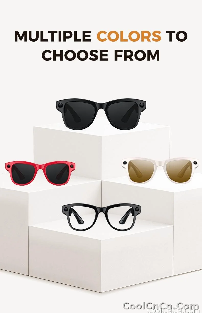 New 2026 AI Smart Glasses 1080P Camera Video Recorder Open Ear Bluetooth Audio Voice Control WiFi Sync Sports Glasses Men Use HD - detail