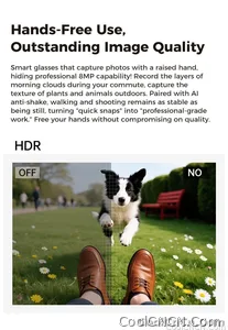 New 2026 AI Smart Glasses 1080P Camera Video Recorder Open Ear Bluetooth Audio Voice Control WiFi Sync Sports Glasses Men Use HD - view 16