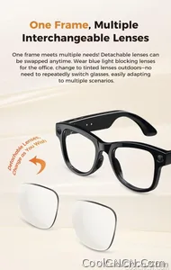 New 2026 AI Smart Glasses 1080P Camera Video Recorder Open Ear Bluetooth Audio Voice Control WiFi Sync Sports Glasses Men Use HD - view 24