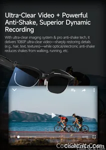 2026New 4K Ultra HD Color Change BT Call Smart Glasses AI Chat Music Player 800W Pixel Camera 1080P Video  AI Sports Glasses Men - view 13