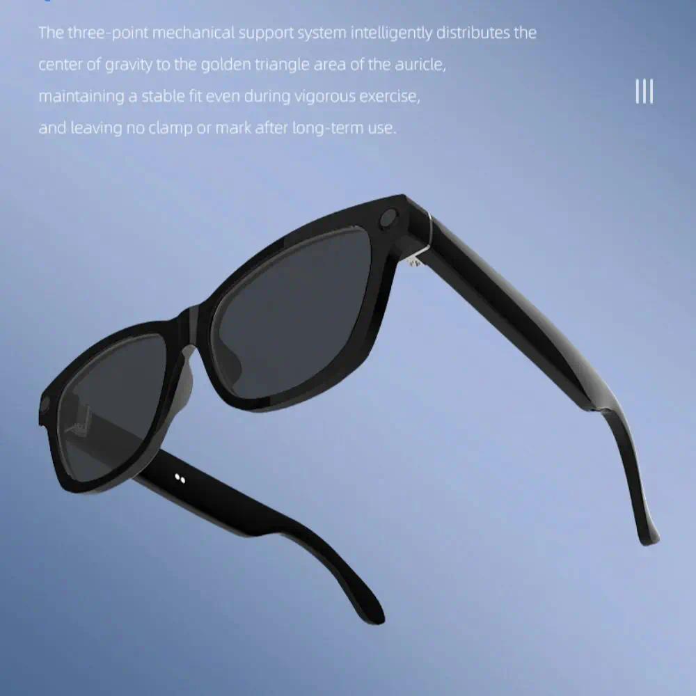 V03 Smart Glasses Camera Control Bluetooth Call Music Control Open Listening Design Polarized Lenses Smart Sunglasses - gallery