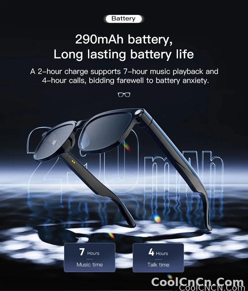 2026New 800W Pixel 4K HD Camera Smart Glasses AI Translation ChatGPT Music Play Voice Dual Microphone BT Call Sunglass Men Woman - detail