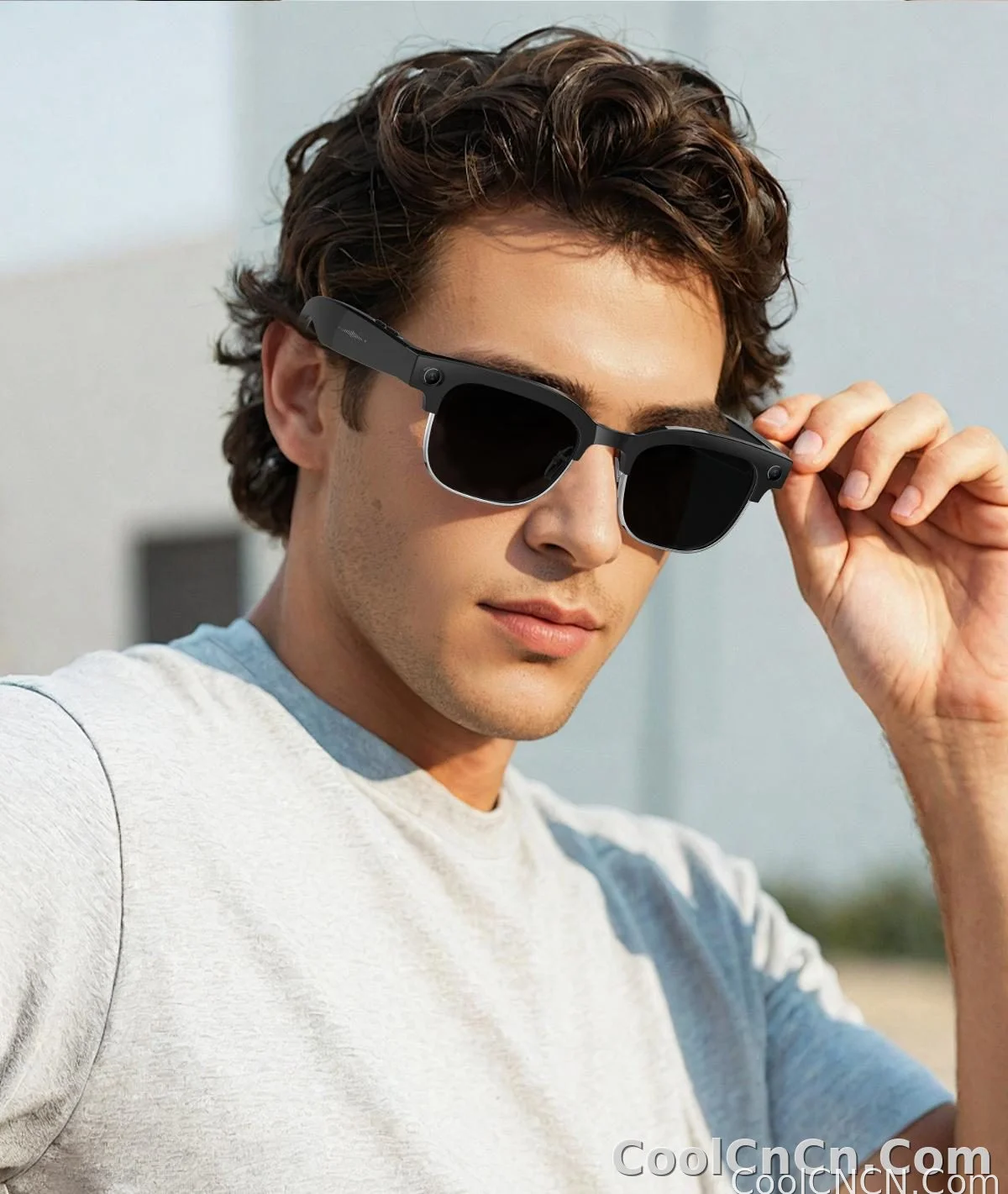 2026New AI Smart Glasses 800W Pixel Camera Various Language Translation Video Music BT Call Business 4K Color Change Glasses Men - detail