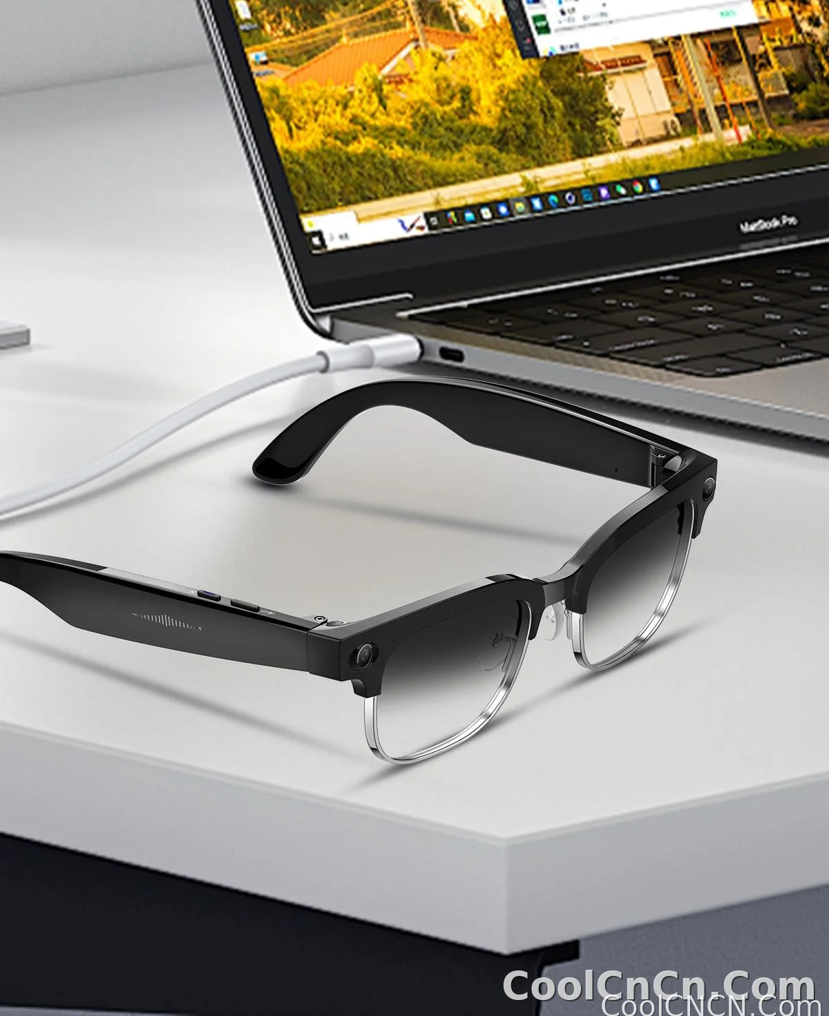 2026New AI Smart Glasses 800W Pixel Camera Various Language Translation Video Music BT Call Business 4K Color Change Glasses Men - detail