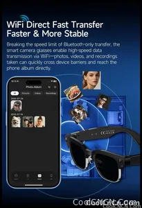 2026New AI Smart Glasses 800W Pixel Camera Various Language Translation Video Music BT Call Business 4K Color Change Glasses Men - view 15