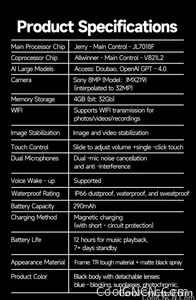 2026New AI Smart Glasses 800W Pixel Camera Various Language Translation Video Music BT Call Business 4K Color Change Glasses Men - view 29