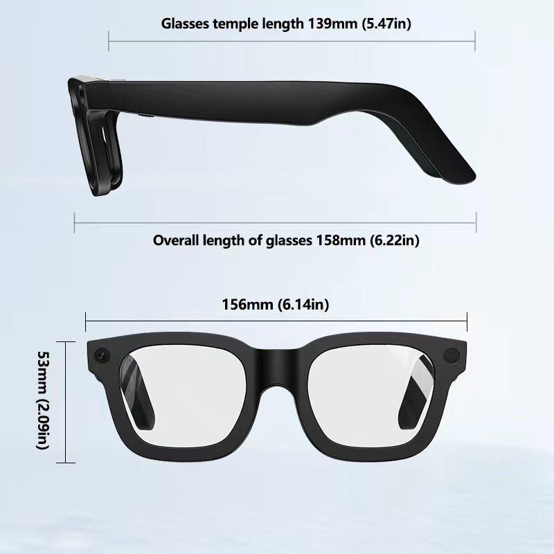 2026 New AI SmartGlasses 800W Camera Touch-sensitive AI Translation 320mah AI Photo Recognition 32 GB Storage Smart Sunglasses - gallery