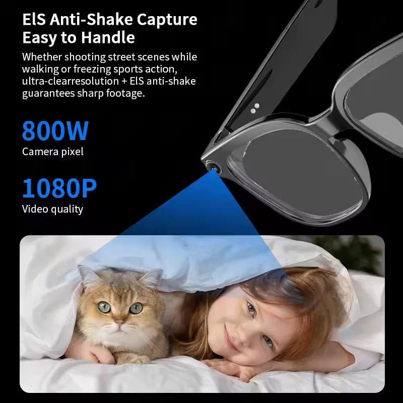 2026 New Smart Glasses Men 4K 8MP HD Camera Video Recording Language Translation ChatGPT WIFI Bluetooth Call Audio Glasses Women - gallery
