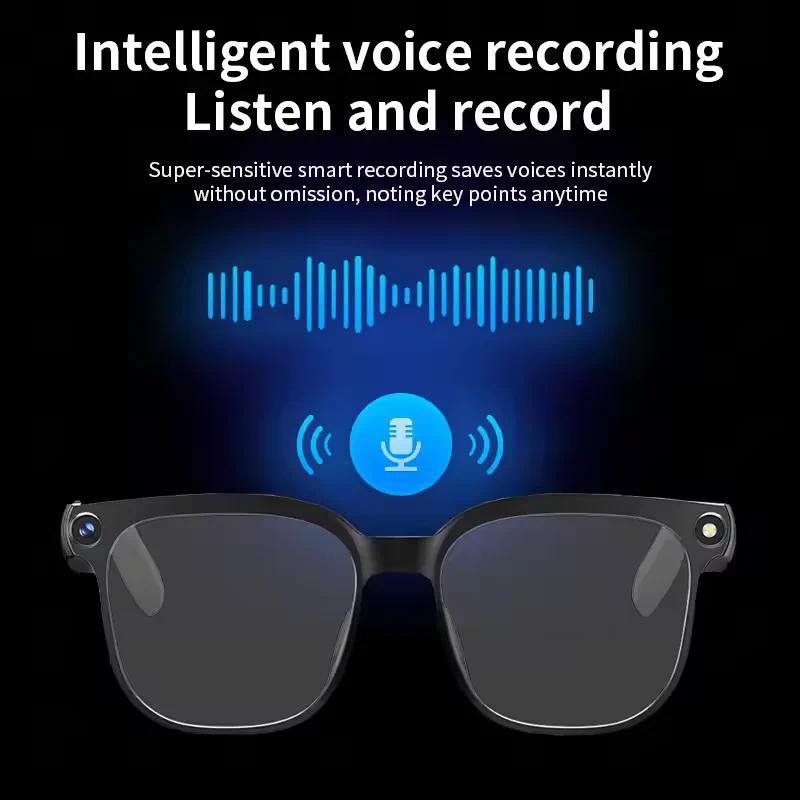 2026 New Smart Glasses Men 4K 8MP HD Camera Video Recording Language Translation ChatGPT WIFI Bluetooth Call Audio Glasses Women - gallery