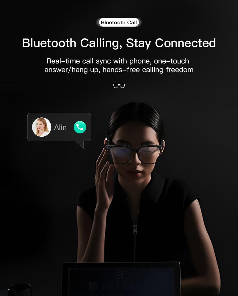 2026 New Smart Glasses Men 4K 8MP HD Camera Video Recording Language Translation ChatGPT WIFI Bluetooth Call Audio Glasses Women - gallery