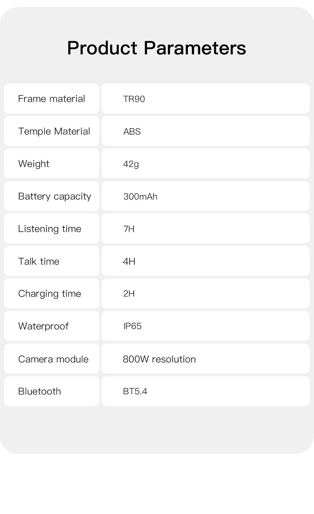 2026New POVSmart Glasses with 800W 4K HD Camera Wireless Audio Sunglasses Men Photos&Video AI Translation ChatGPT Glasses Women - gallery