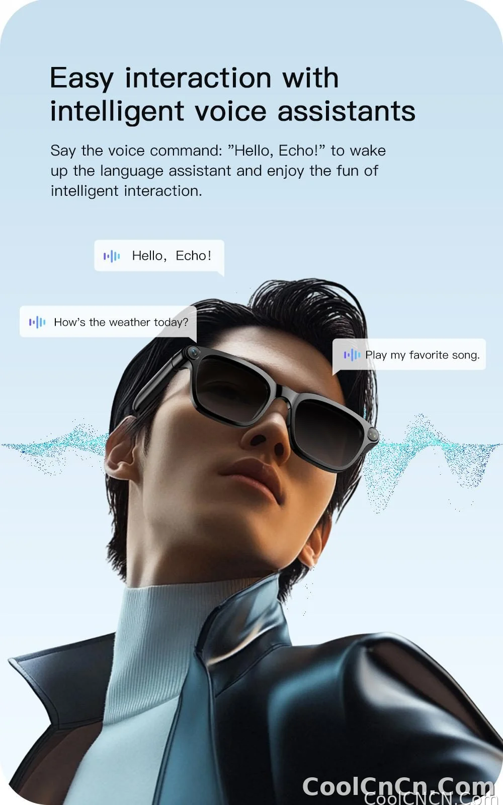 2026 New 800W Pixel Camera 1080P Video Recording Smart Glasses Men AI Voice Assistant Music Player Translation Sports Sunglasses - detail