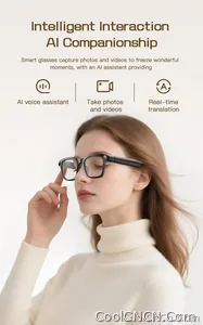 2026 New 800W Pixel Camera 1080P Video Recording Smart Glasses Men AI Voice Assistant Music Player Translation Sports Sunglasses - view 8