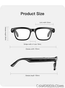 2026 New 800W Pixel Camera 1080P Video Recording Smart Glasses Men AI Voice Assistant Music Player Translation Sports Sunglasses - view 21