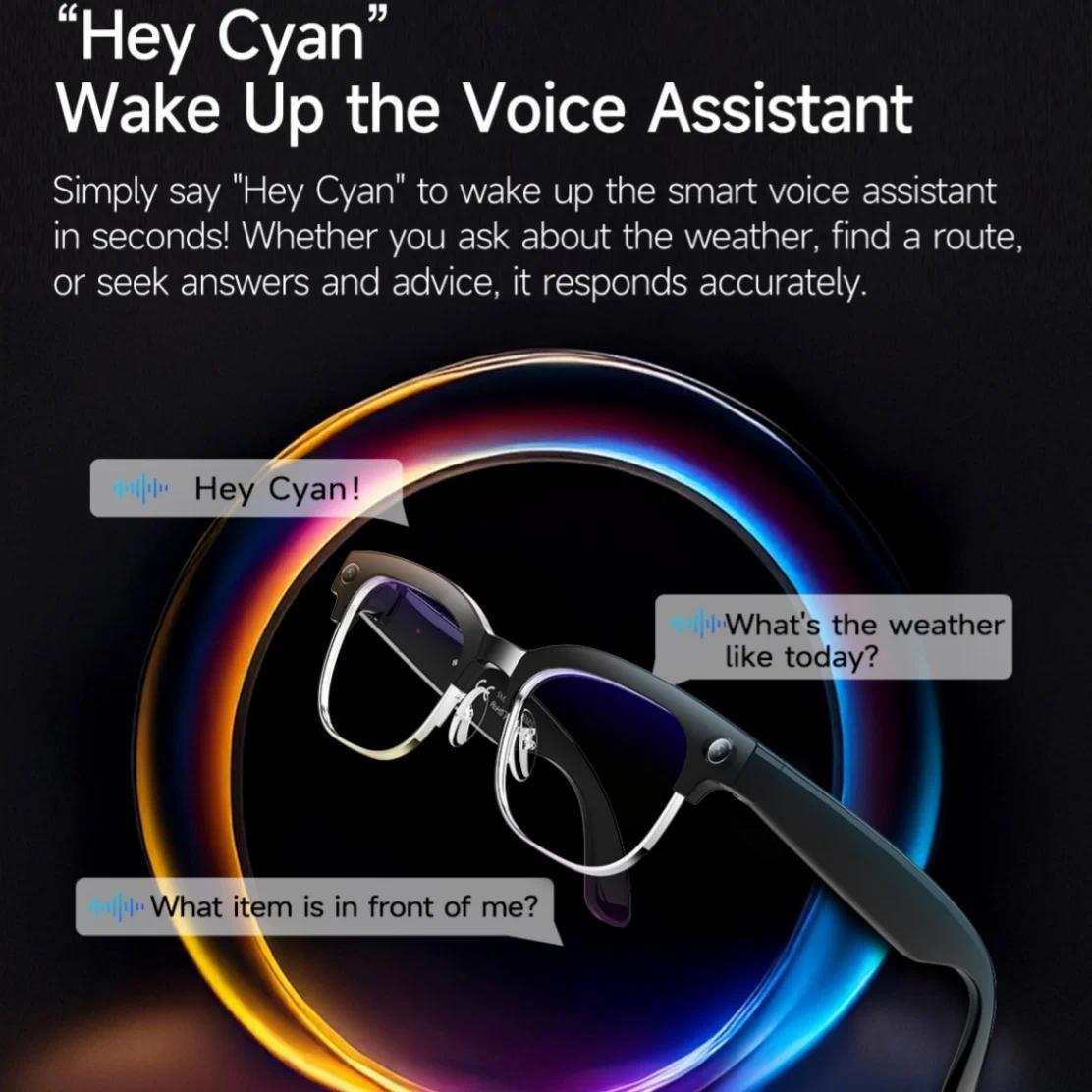 2026 New 8K HD AI Smart Glasses Men with Chat GPT 800MP Camera Bluetooth Call AI Translation Voice Assistant Control Unisex Sung - gallery
