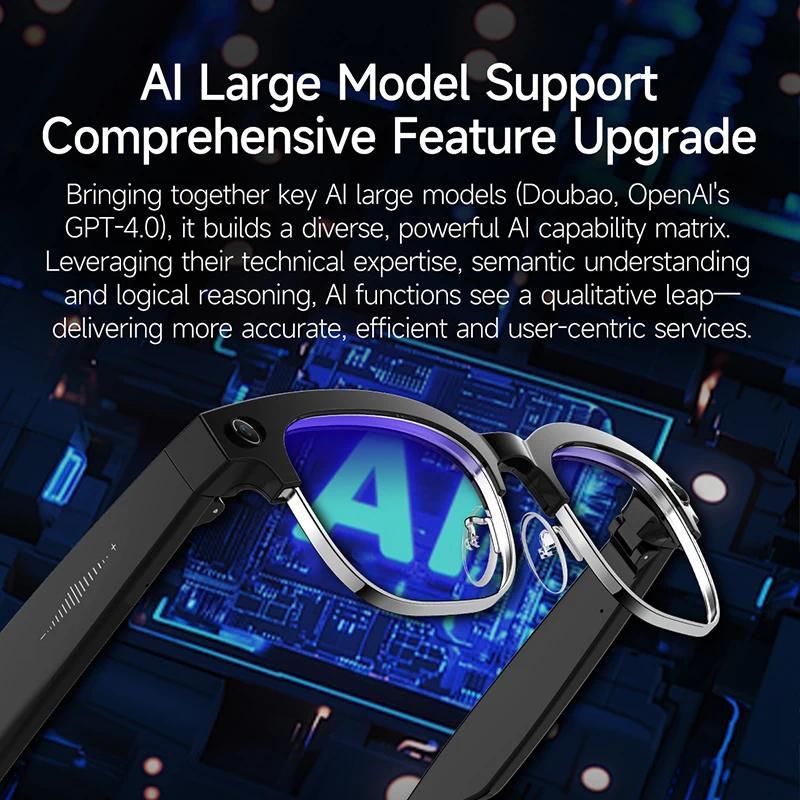 Smart Glasses 800W Camera 2026New Technologies Video Recording AI Photo Recognition Bluetooth Calls Voice Translation Sunglasses - gallery
