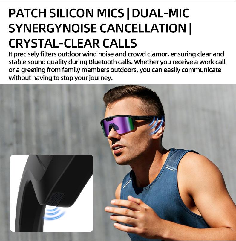 2026 New AI Sport Cycling Smart Glasses 80MP Camera 1200P HD Video Bluetooth 5.3WiFi Open Ear Riding Speaker Real-Time Translate - gallery