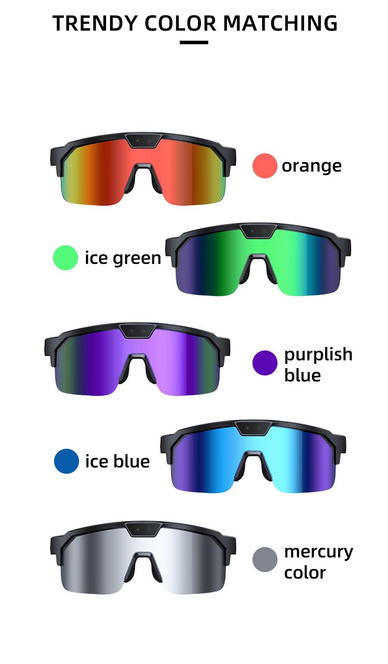 2026 New AI Sport Cycling Smart Glasses 80MP Camera 1200P HD Video Bluetooth 5.3WiFi Open Ear Riding Speaker Real-Time Translate - gallery