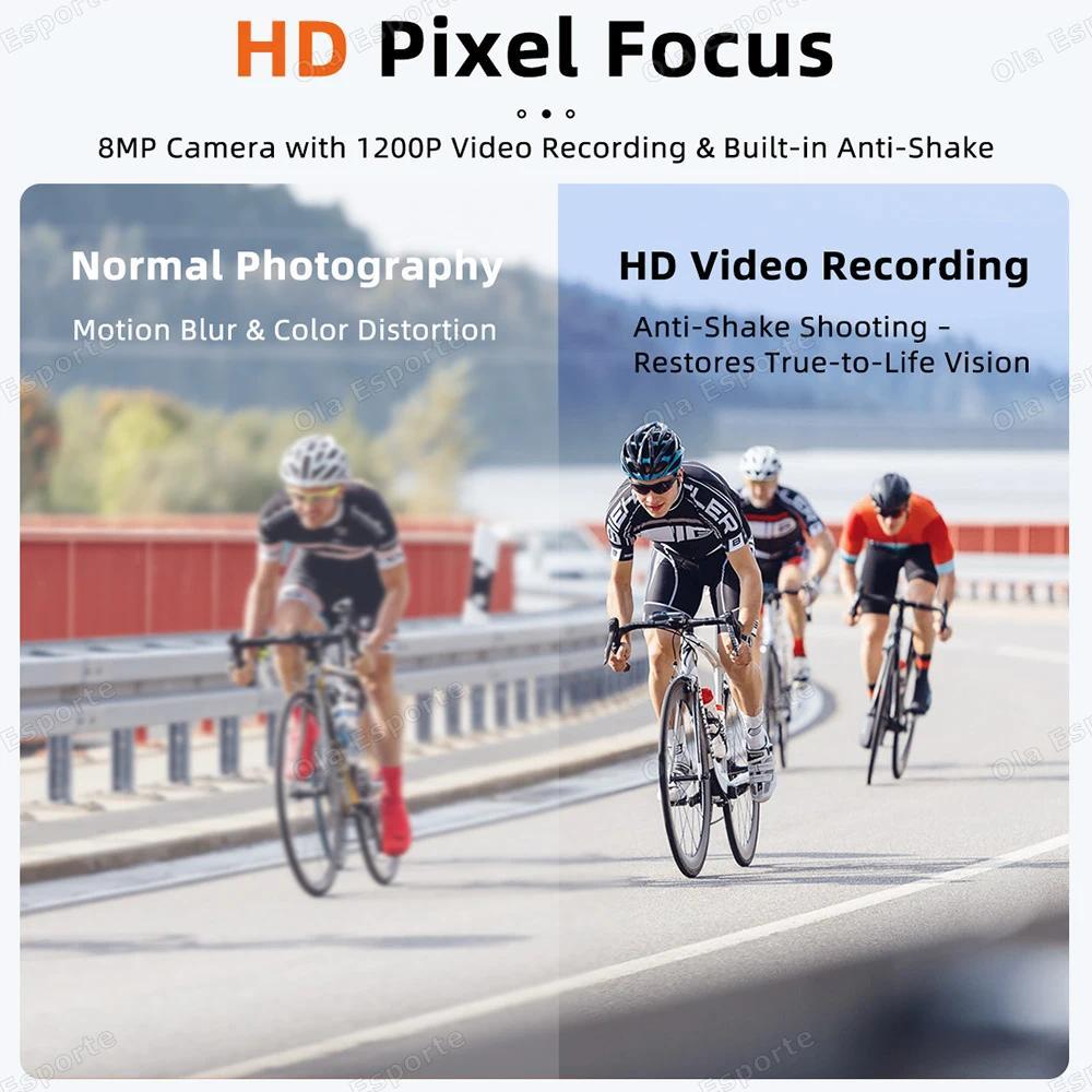 2026 New 4K HD AI Smart Cycling Glasses Men 800MP Camera Goggle BT Call AI Translation Voice Assistant Control Sunglasses Women - gallery