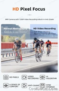 2026 New 4K HD AI Smart Cycling Glasses Men 800MP Camera Goggle BT Call AI Translation Voice Assistant Control Sunglasses Women - view 16