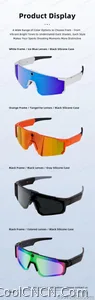 2026 New 4K HD AI Smart Cycling Glasses Men 800MP Camera Goggle BT Call AI Translation Voice Assistant Control Sunglasses Women - view 20