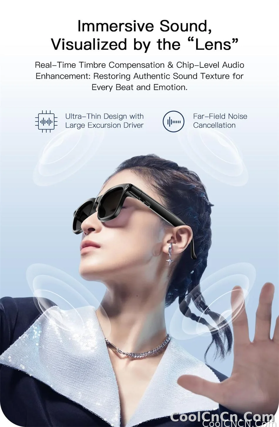 2026 New AI Smart Sunglasses 8MP HD Camera Glasses 1080P Video Recording Translation Call Waterproof Bluetooth Eyewear Men Women - detail