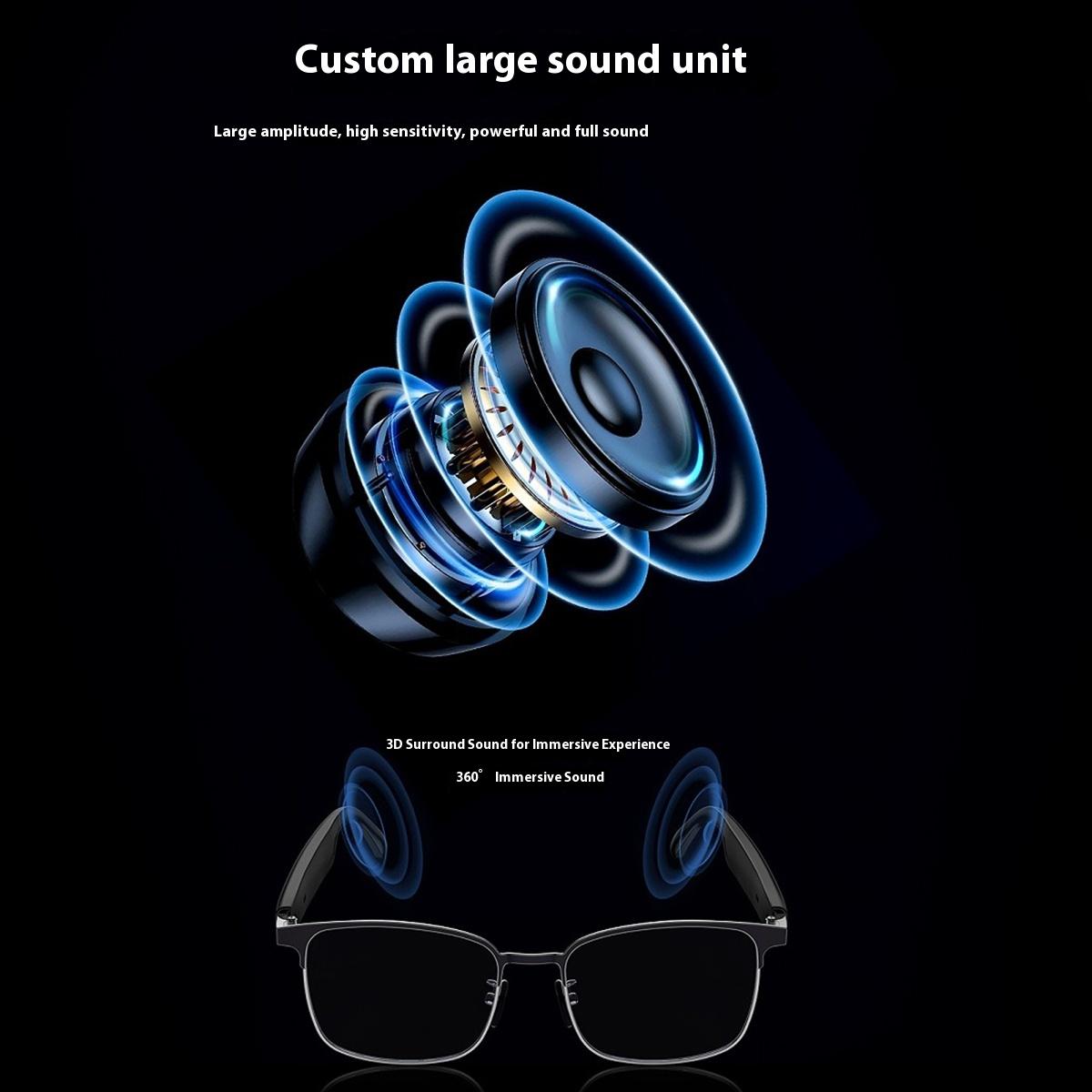 AI Glasses For Men languages Real Time Translation Wireless Bluetooth Touch Call Meeting Sports Music Smart Glasses - gallery