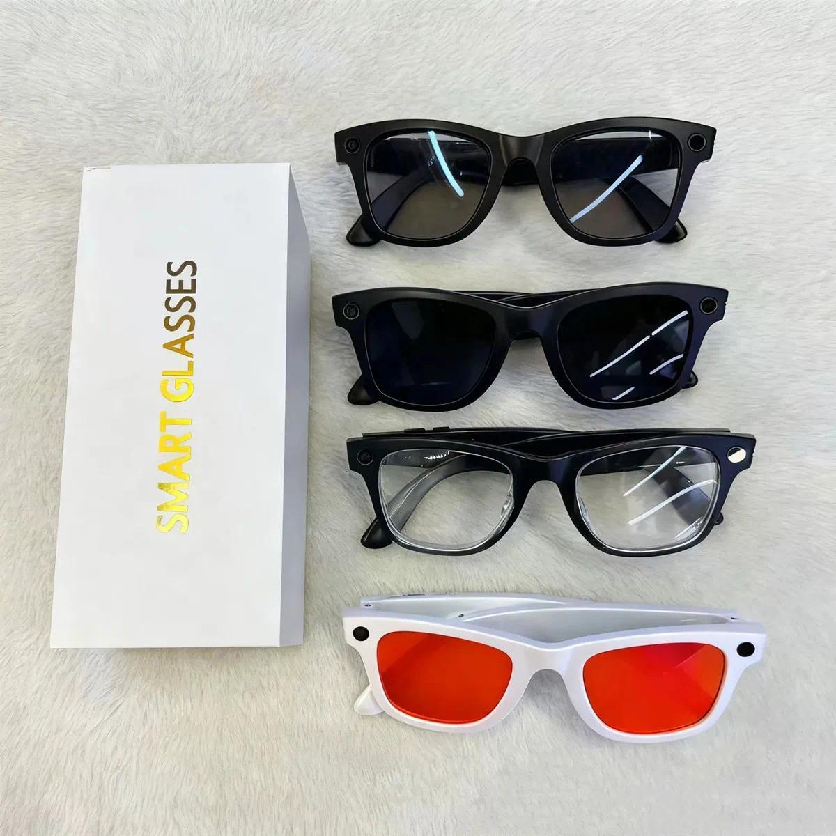 W610 AI Smart Glasses with Video Camera 800W Outdoor Sunglasses Wi-Fi Transfer BT Calling Audio Record Smart Wearable Headset - gallery