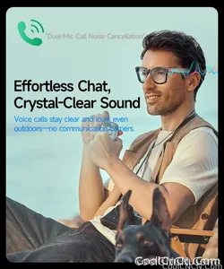 W610 AI Smart Glasses with Video Camera 800W Outdoor Sunglasses Wi-Fi Transfer BT Calling Audio Record Smart Wearable Headset - view 25
