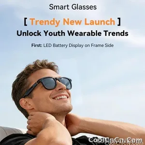 2026 Ultra AI Smart Glasses 1200P Camera ChatGPT Voice Assistant 32GB Storage Real-time Translation Bluetooth Music Sunglasses - view 3