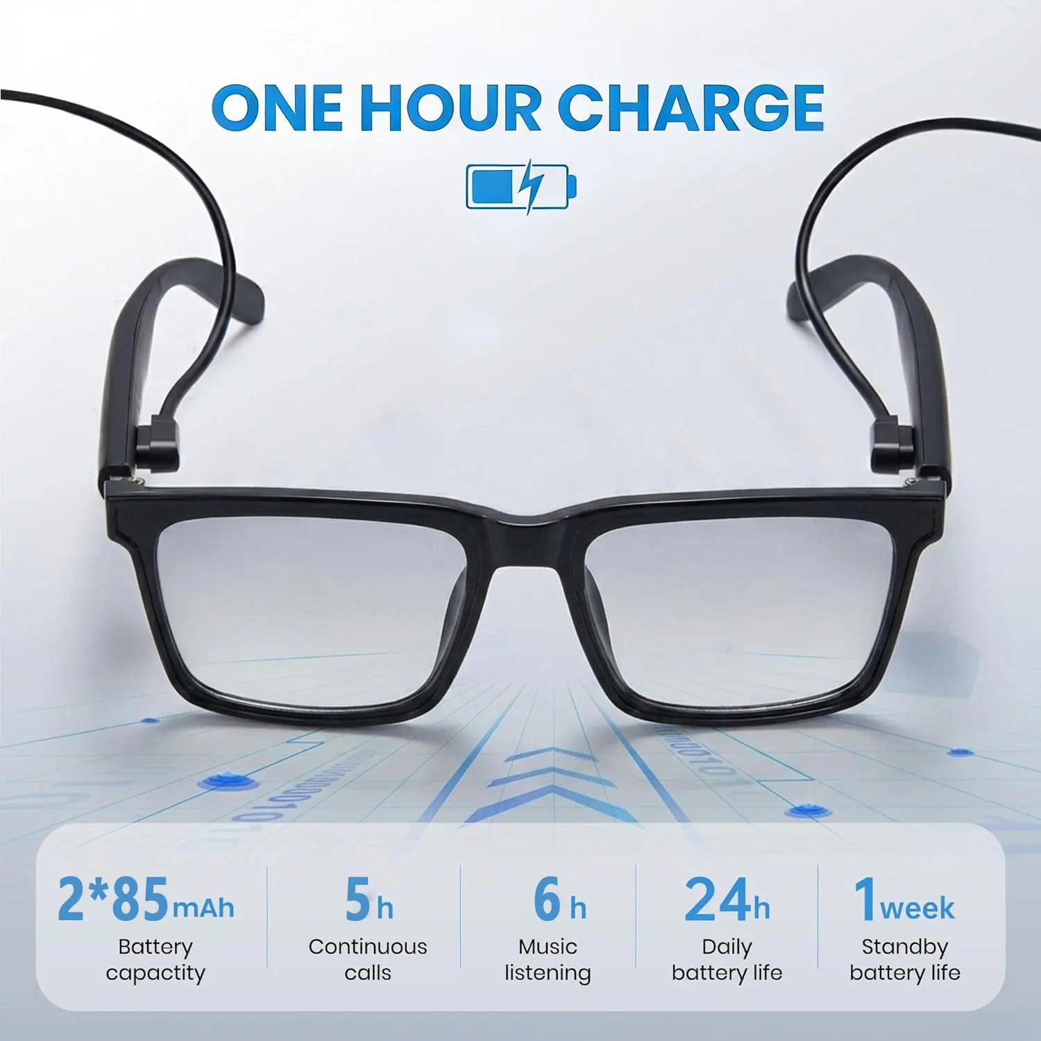 Smart Audio Glasses with Real-Time Translation Hi-Fi Music Playback Noise-Cancelling Voice Calls And Photochromic Lenses - gallery