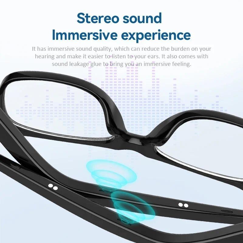 Bluetooth Smart Glasses Voice Call Music Play Remote Control Camera Wireless Bluetooth Headset Waterproof Glasses For Men  Women - gallery