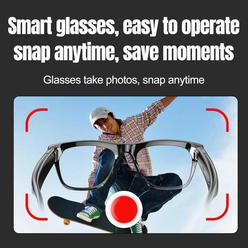 6K HD AI Camera Glasses 800MP Photochromic Multifunctional Smart Glasses Bluetooth Calling Photo Chat Music Translation 2026 - gallery