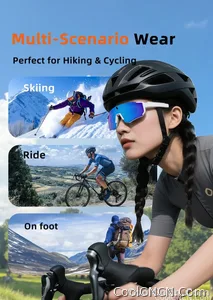 New AI Sports Smart Glasses 8MP Camera 2026 Outdoor Cycling Headphones Touch Control Windproof Bluetooth Translation Sunglasses - view 18
