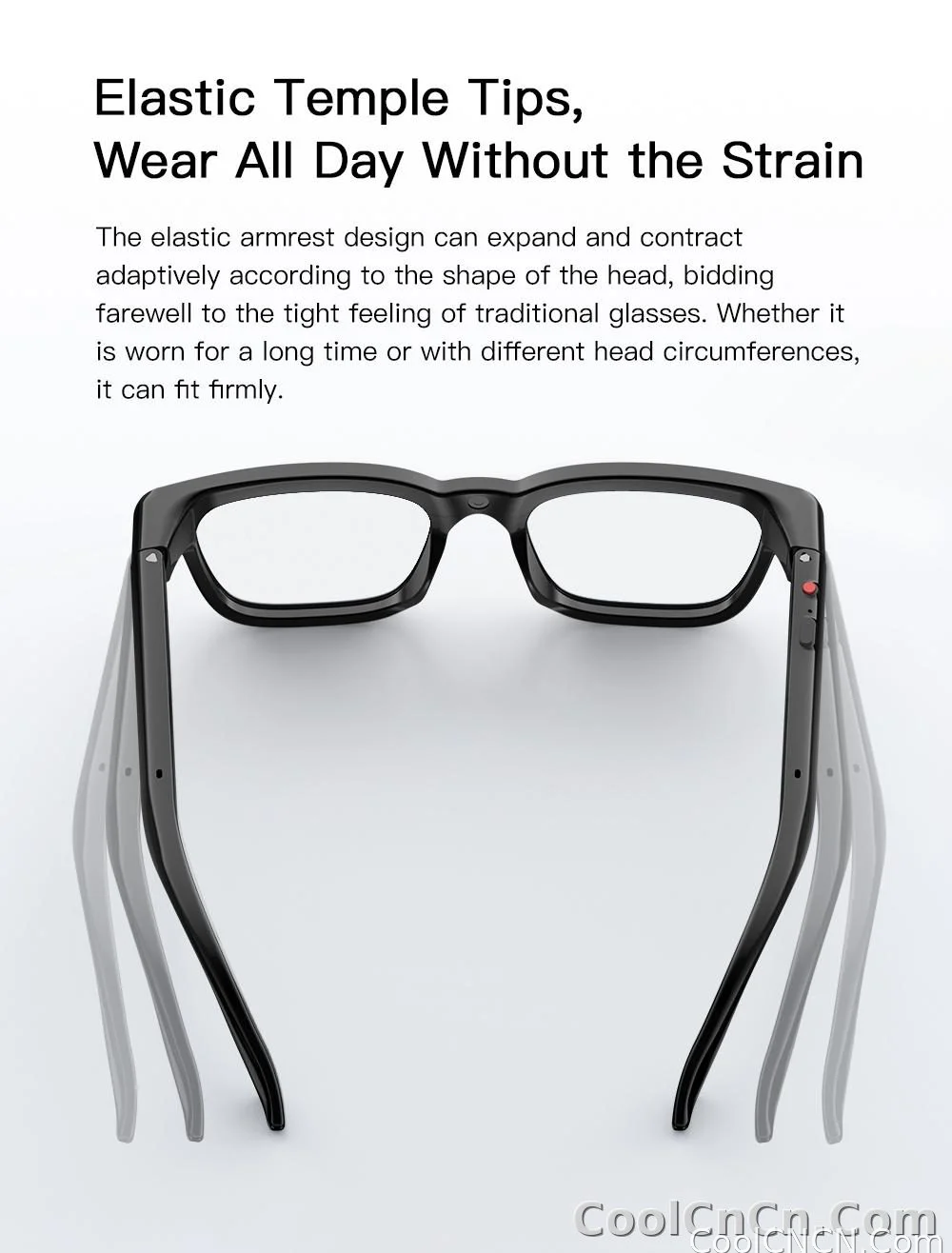 New Business Sports Smart Glasses Men 8MP Anti-shake Camera 100+Language Translation ChatGPT AI Assistant Video POV AI Sunglass - detail