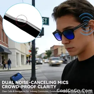 New 2026 Pro Smart Sunglasses Bluetooth AI Voice Assistant Translation HD Audio ENC Dual Mic Touch Color Change IP65 TR90 Frame - view 5