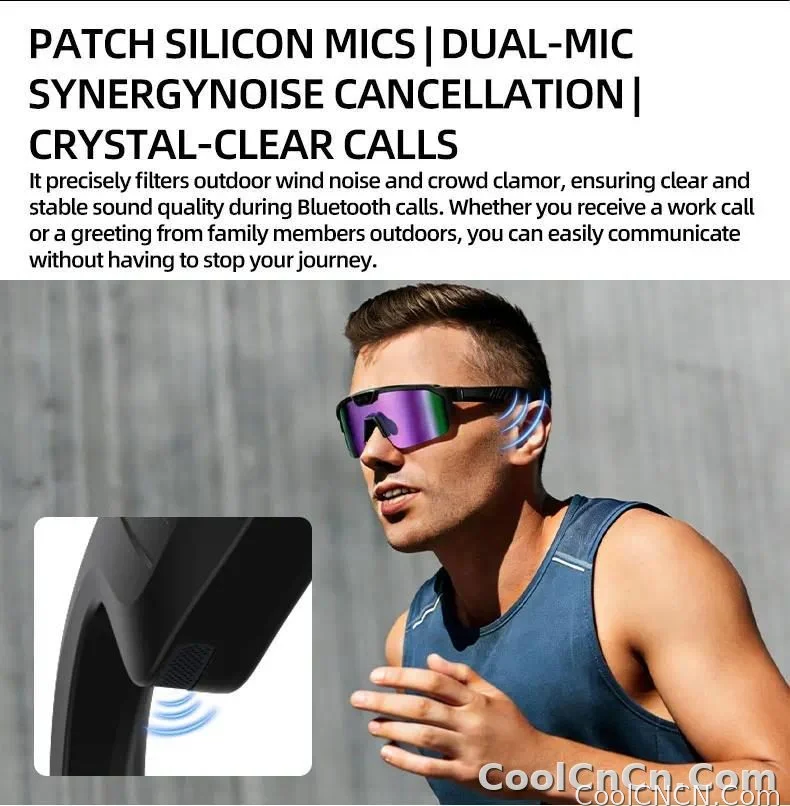 2026 New AI Smart Sports shooting&recording Glasses 800W Camera HD Anti-shake Bicycle Riding Shooting Artifact Windproof Goggles - detail