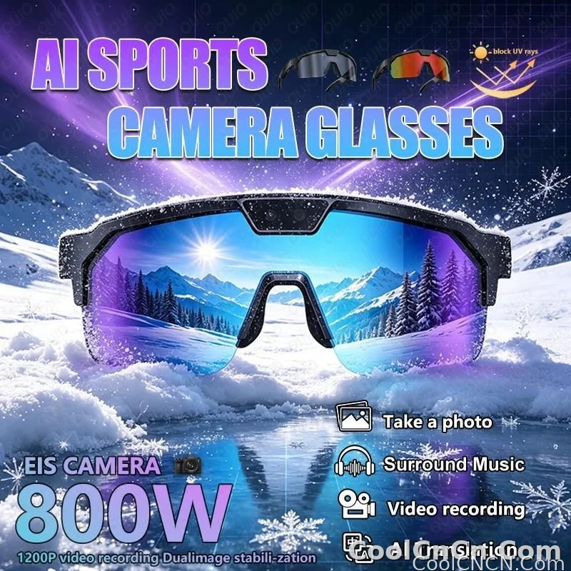 2026 Smart Cycling Glasses Sun Protection Listening to Music Taking Photo and Video AI Translation Voice Assistant Smart Glasses