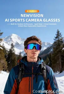 2026 Smart Cycling Glasses Sun Protection Listening to Music Taking Photo and Video AI Translation Voice Assistant Smart Glasses - view 8