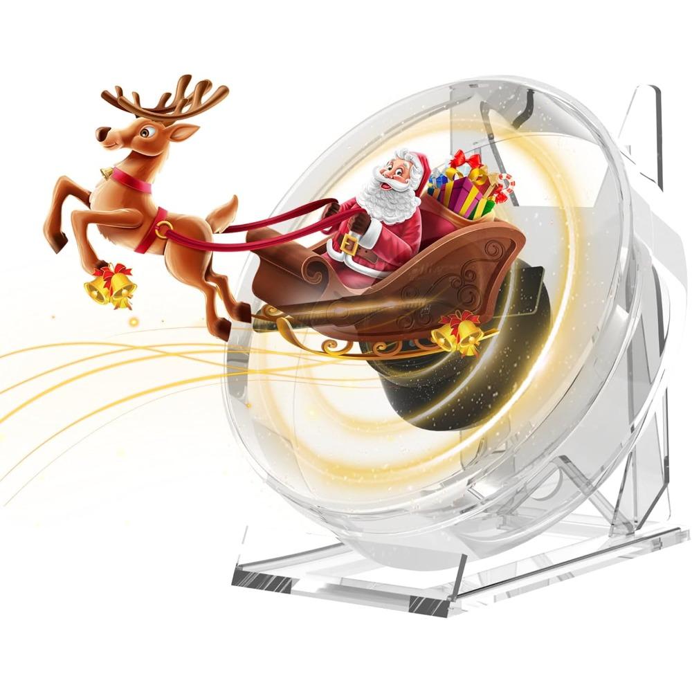 LED Advertising Machine Hologram Picture Video Display Remote Control with Stand Mini 3D Holographic Projector Fan Desktop