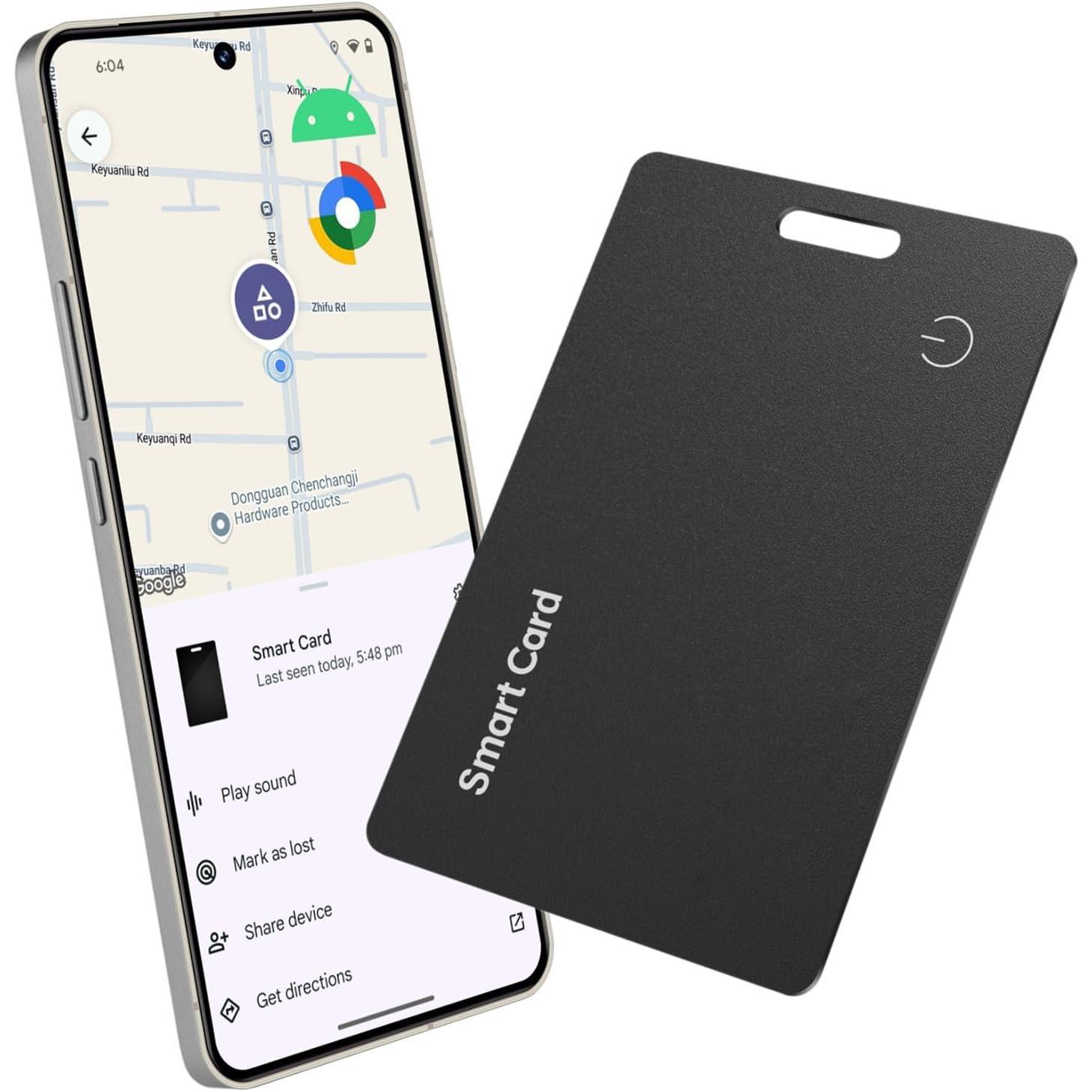 lim Wallet Tracker Card For Android - Ultra Thin Bluetooth Smart Tag Wireless Rechargeable For Wallet And Luggage Anti-Left