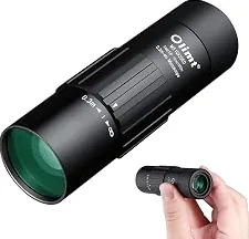 Ultra 10x25 Monocular Telescope, Compact Mini Pocket Size Waterproof Fogproof for Bird Watching Hiking Camping, Black — Upgrade Your Lifestyle