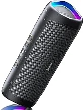Exclusive Edition Bluetooth Speaker, 20W HD Sound, Portable Wireless, IPX5 Waterproof, Up to 24H Playtime, TWS Pairing, for Home/Party/Outdoor/Camping/Beach Essentials, Electronic Gadgets, Birthday Gift (Black) — Perfect Gift Idea
