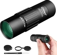Premium Olimt 8x25 Monocular Telescope, Mini Pocket Compact Small Size Portable Handheld Lightweight ED Glass Wide Angle View Waterproof Monoscope for Adults Hiking Camping Backpacking Outdoor Travel Hunting — Free Worldwide Shipping