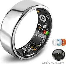 Advanced Smart Ring for Women Men,Fitness Tracker Ring,Heart Rate,Blood Oxygen,Step Tracker,Sleep Tracker,Meditation Assistance,No Subscription Fee,IP68 Waterproof,2026 New Holiday Gifts (Silver 8) — Premium 2026 Model - view 1