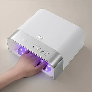 Best Seller GAOY Professional UV Nail Lamp, Big Cavity Design for Long Nails, White - Fast Curing Light, Infrared Sensor, 3 Timer 30/60/99s, for All Gel Polishes, DIY at Home Salon, Gift for Women, Manicurist — Compact & Portable