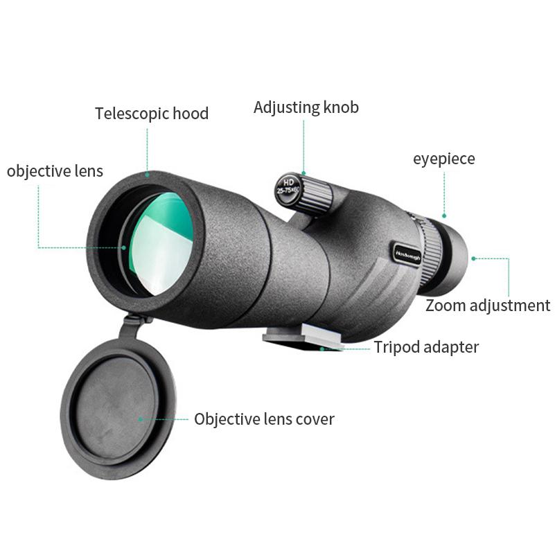The Future of Technology: Exploring 25-75x60 HD Spotting Scope Powerful Monocular Zoom Telescope Prism 방수 for Birdwatching Target Shooting Camping's Innovations