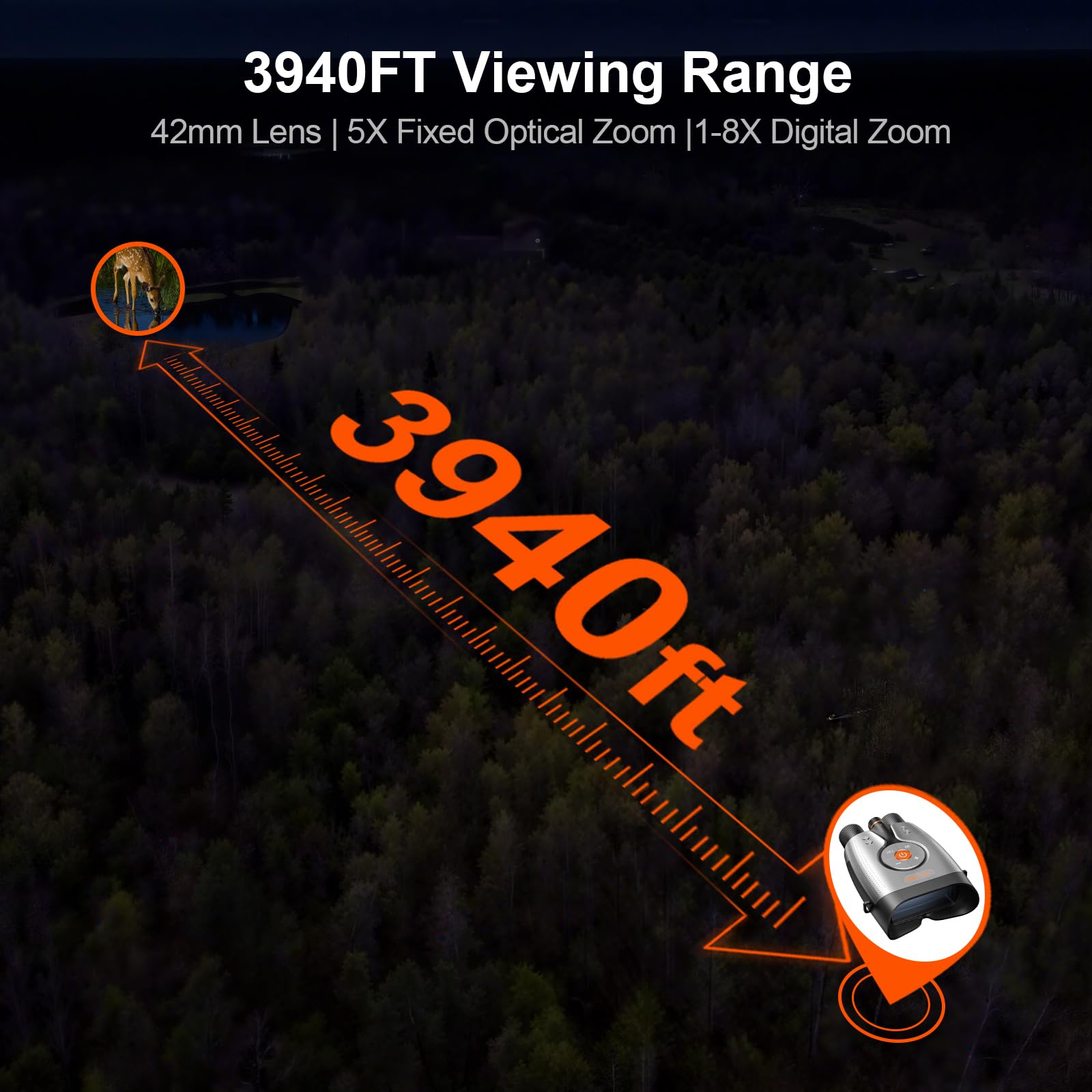 Discover the Revolutionary Features of DS371 4K 52MP UHD Night Vision Binoculars 카메라 WIFI Infrared Digital Telescope 동영상 Camcorder for Hunting with AI 컬러