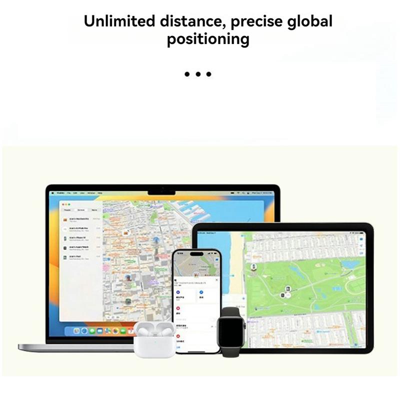 For Magicard Mini Wallet Tracker Card IP68 Tracking Location GPS Locator Smart Tag Item Tracker For Find My APP